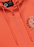 Men's hoodie PLANET SURF - salmon