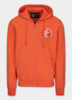 Men's hoodie PLANET SURF - salmon