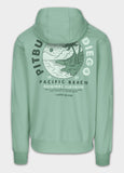 Men's hoodie PLANET SURF - Mint