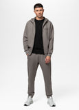 Men's hooded jacket SAMPSON - light brown