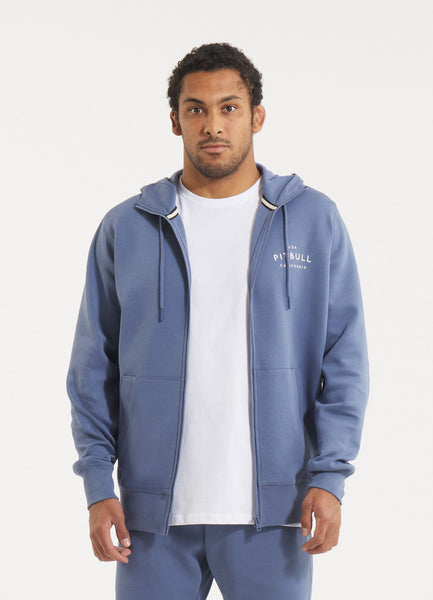 Men's hooded jacket SAMPSON - light blue