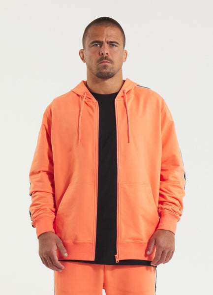 Men's Hooded Jacket TAPE NUGGET - Salmon
