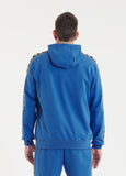 Men's hooded jacket TAPE NUGGET - Electric blue