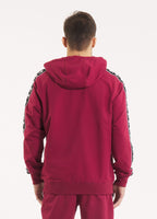 Men's Hooded Jacket TAPE NUGGET - Burgundy