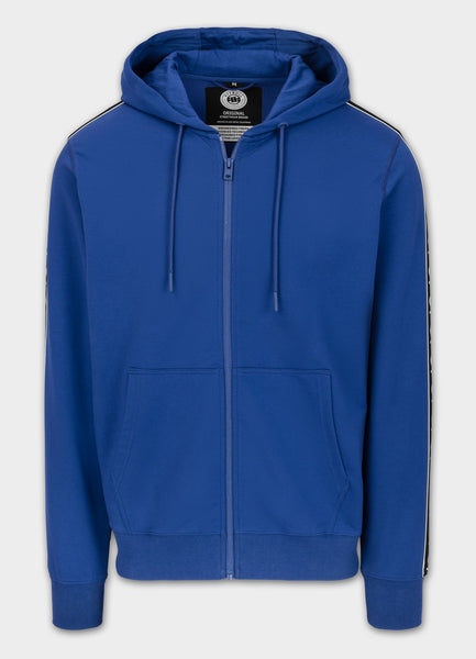 Men's hooded jacket TAPE NUGGET - Electric blue