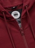 Men's Hooded Jacket TAPE NUGGET - Burgundy