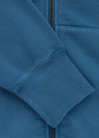 Men's Washed PLANET SURF Hooded Jacket - Blue