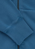 Men's Washed PLANET SURF Hooded Jacket - Blue