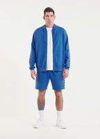 Men's hooded jacket TAPE NUGGET - Electric blue