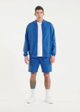 Men's hooded jacket TAPE NUGGET - Electric blue