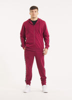 Men's Hooded Jacket TAPE NUGGET - Burgundy