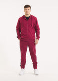 Men's Hooded Jacket TAPE NUGGET - Burgundy
