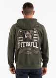 Men's TROUBLEMAKER zip-up hoodie - dark green