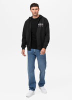 Men's TROUBLEMAKER zip-up hoodie - Black