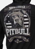 Men's TROUBLEMAKER zip-up hoodie - Black