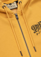 Herren Kapuzenjacke Washed VINTAGE BJJ - Gelb