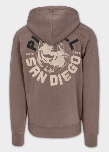 Herren Kapuzenjacke Washed DOG SD