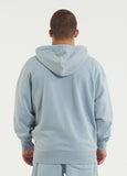 Herren Kapuzenjacke Washed Lancaster II - Hellblau