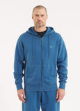 Men's Hooded Jacket Washed Lancaster II - Dark Blue