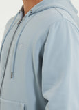 Herren Kapuzenjacke Washed Lancaster II - Hellblau