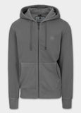 Herren Kapuzenjacke Washed Lancaster II - Grau