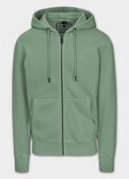 Men's Hooded Jacket Washed Lancaster II - Sage Green