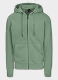 Men's Hooded Jacket Washed Lancaster II - Sage Green