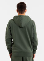 Men's Hooded Jacket Washed Lancaster II - Dark Green