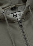 Men's Hooded Jacket Washed Lancaster II - Olive Grey