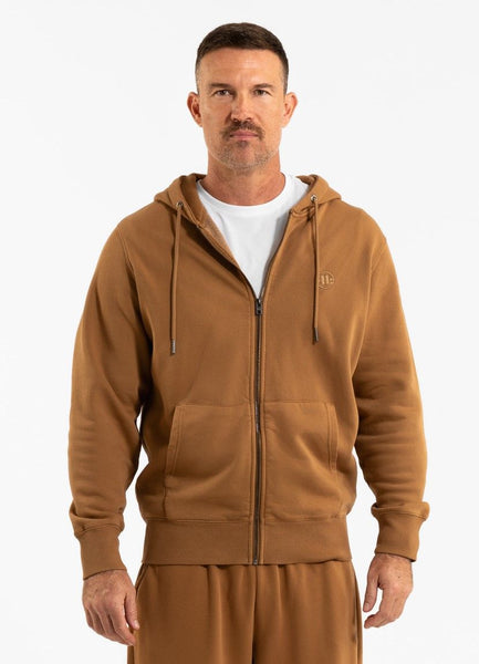 Men's Hooded Jacket Washed Lancaster II - Honey Yellow