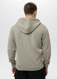 Men's Hooded Jacket Washed Lancaster II - Olive Grey