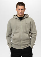 Men's Hooded Jacket Washed Lancaster II - Olive Grey