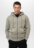 Men's Hooded Jacket Washed Lancaster II - Olive Grey