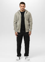 Men's Hooded Jacket Washed Lancaster II - Olive Grey