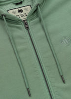 Men's Hooded Jacket Washed Lancaster II - Sage Green