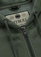 Men's Hooded Jacket Washed Lancaster II - Dark Green