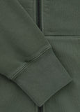 Men's Hooded Jacket Washed Lancaster II - Dark Green