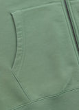 Men's Hooded Jacket Washed Lancaster II - Sage Green
