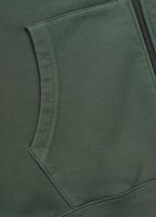 Men's Hooded Jacket Washed Lancaster II - Dark Green