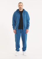 Men's Hooded Jacket Washed Lancaster II - Dark Blue