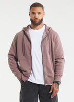 Herren Kapuzenjacke Washed Lancaster II - Burgunder
