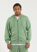 Men's Hooded Jacket Washed Lancaster II - Sage Green