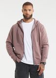 Herren Kapuzenjacke Washed Lancaster II - Burgunder