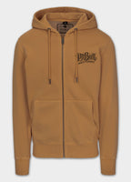 Men's Hooded Jacket Washed MULTISPORT - Honey Yellow