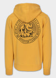 Herren Kapuzenjacke Washed VINTAGE BJJ - Gelb