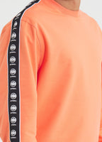 Men's sweatshirt TAPE NUGGET - salmon color