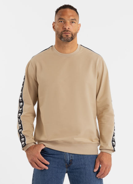 Men's sweatshirt TAPE NUGGET - Light sand