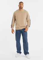 Men's sweatshirt TAPE NUGGET - Light sand