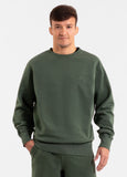 Men's Sweatshirt Washed Lancaster II - Dark Green