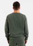 Men's Sweatshirt Washed Lancaster II - Dark Green